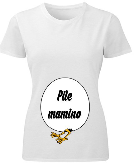 Majice sa stampom natpisom slikom/Za devojku/pile mamino.jpg